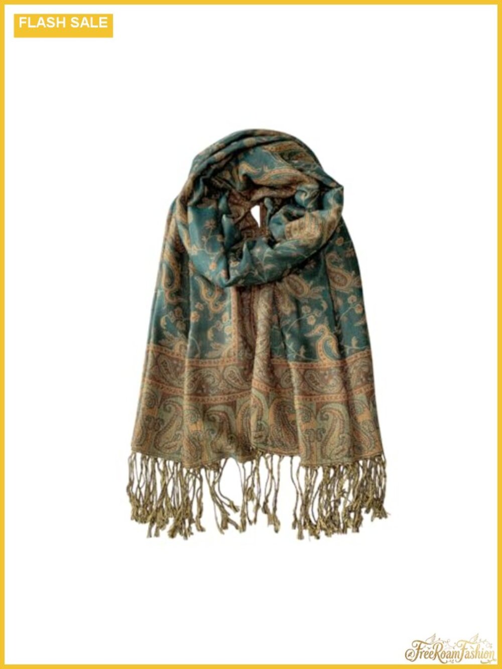 Wendyfull Reversible Pashmina Wrap Scarf and Shawl Soft Viscose Cotton